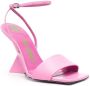 The Attico Cheope 110mm leather sandals Pink - Thumbnail 2