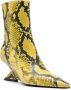 The Attico Cheope 60mm leather ankle boots Yellow - Thumbnail 2
