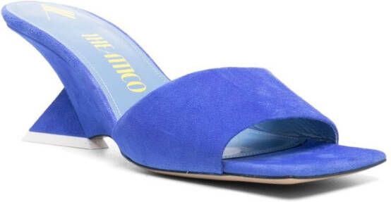 The Attico Cheope 60mm wedge mules Blue