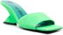 The Attico Cheope 75mm mules Green - Thumbnail 2