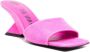 The Attico Cheope 75mm suede mules Pink - Thumbnail 2