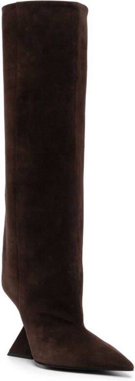 The Attico Cheope knee-high boots Brown