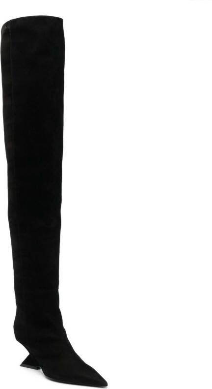 The Attico Cheope thigh-high boots Black