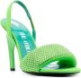 The Attico crystal-embellished open-toe sandals Green - Thumbnail 2