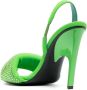 The Attico crystal-embellished open-toe sandals Green - Thumbnail 3