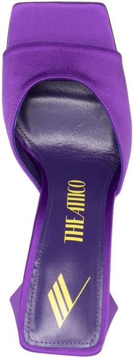 The Attico Devon 115mm mules Purple