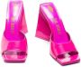 The Attico Devon 115mm patent leather mules Pink - Thumbnail 4