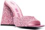 The Attico Devon 115mm sequin-embellished mules Pink - Thumbnail 2