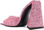 The Attico Devon 115mm sequin-embellished mules Pink - Thumbnail 3