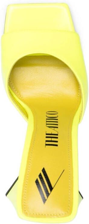 The Attico Devon 115mm slip-on mules Yellow