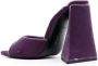 The Attico Devon velvet 115mm mules Purple - Thumbnail 3