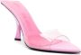 The Attico Ester 100mm leather mules Pink - Thumbnail 2
