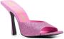 The Attico glittered high-heeled mules Pink - Thumbnail 2