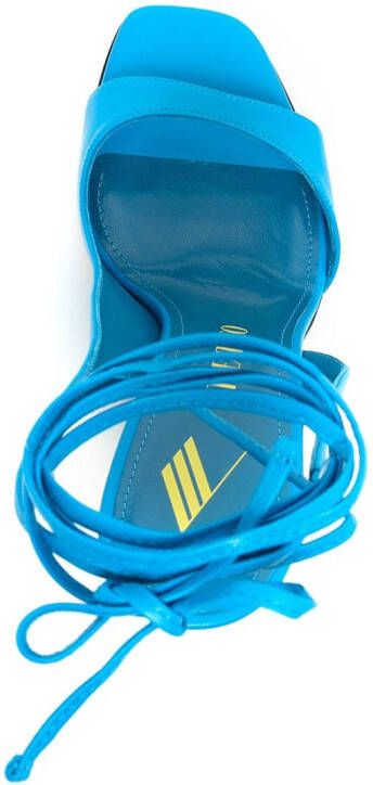 The Attico Inez 105mm sandals Blue
