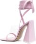 The Attico Isa ankle-tie sandals Pink - Thumbnail 3