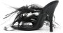 The Attico Judy 105mm feather-detail sandals Black - Thumbnail 3