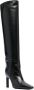 The Attico leather knee-length boots Black - Thumbnail 2