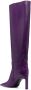 The Attico leather knee-length boots Purple - Thumbnail 3