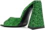 The Attico Luz 105mm glitter sandals Green - Thumbnail 3