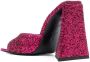 The Attico Devon 115mm glitter mules Pink - Thumbnail 3
