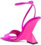 The Attico open-toe block-heel sandals Pink - Thumbnail 3