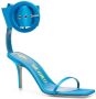 The Attico open-toe buckle-detail sandals Blue - Thumbnail 2