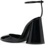 The Attico pointed-toe leather pumps Black - Thumbnail 3
