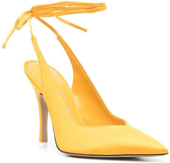 The Attico pointed-toe pumps Yellow