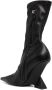 The Attico pointed-toe sculpted-heel 110mm boots Black - Thumbnail 3
