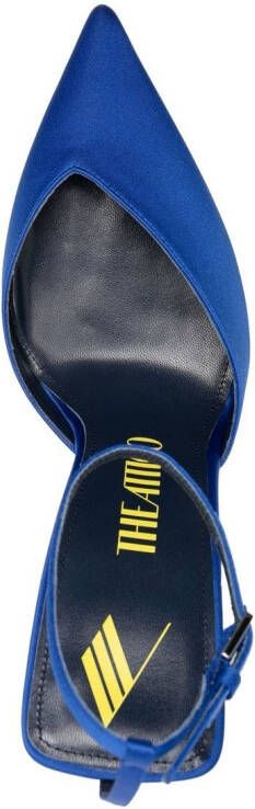 The Attico pointed-toe stiletto heel pumps Blue