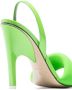 The Attico Rem 105 slingback leather sandals Green - Thumbnail 2