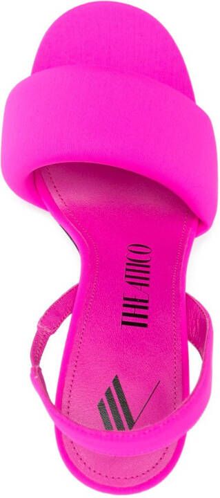 The Attico Rem 105mm slingback sandals Pink