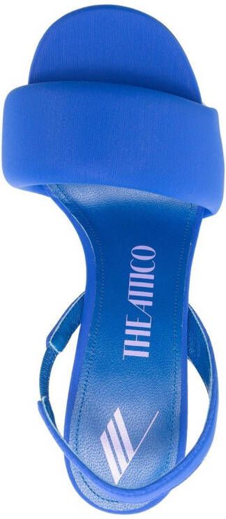 The Attico Rem padded 105mm sandals Blue