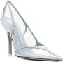 The Attico Venus 105mm transparent crystal pumps Blue - Thumbnail 2