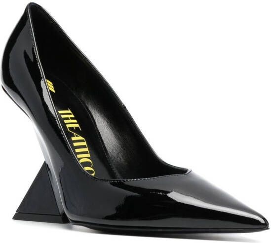 The Attico sculpted high-heel pumps Black