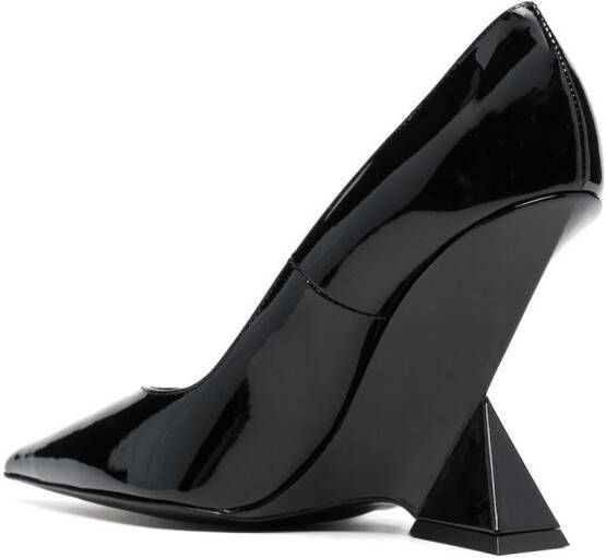 The Attico sculpted high-heel pumps Black