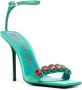 The Attico Sienna 120mm crystal-embellished sandals Green - Thumbnail 2