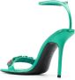 The Attico Sienna 120mm crystal-embellished sandals Green - Thumbnail 3