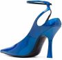 The Attico slingback pointed toe pumps Blue - Thumbnail 3