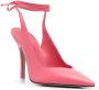 The Attico strap-detail pointed-toe pumps Pink - Thumbnail 2