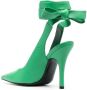 The Attico tie-detail heeled pumps Green - Thumbnail 3