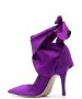 The Attico tie-fastening pointed-toe pumps Purple - Thumbnail 3
