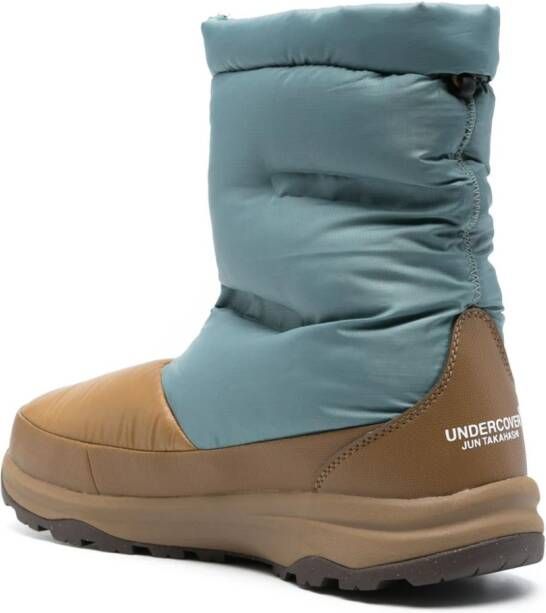 The North Face x Undercover logo-print padded boots Brown