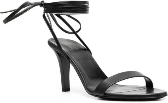 The Row 90mm heeled sandals Black