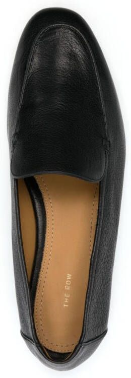 The Row Adam leather loafers Black