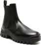 The Row ankle-length leather chelsea boots Black - Thumbnail 2