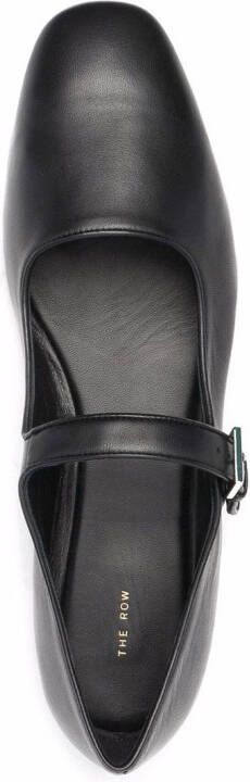 The Row buckle-fastening Ava shoe Black