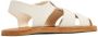 The Row caged-design leather sandals White - Thumbnail 3
