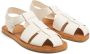 The Row caged-design leather sandals White - Thumbnail 5
