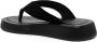 The Row Ginza leather flip flops Black - Thumbnail 3